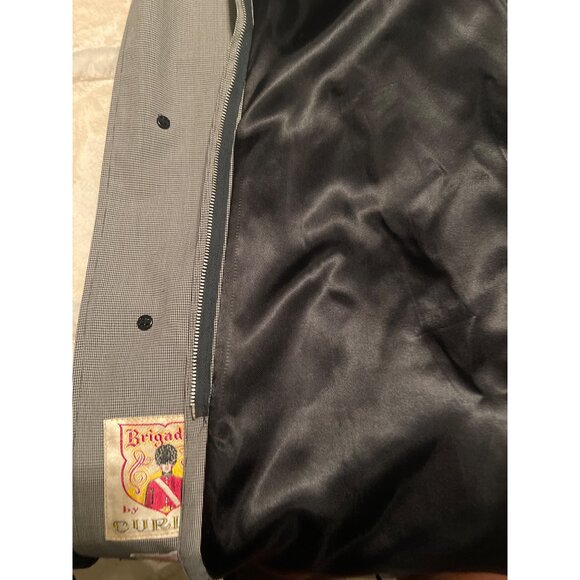 Vintage Brigadier by Curlee Men’s 42L‎ Trench Coat– Rain Repellent, Houndstooth - Picture 6 of 14